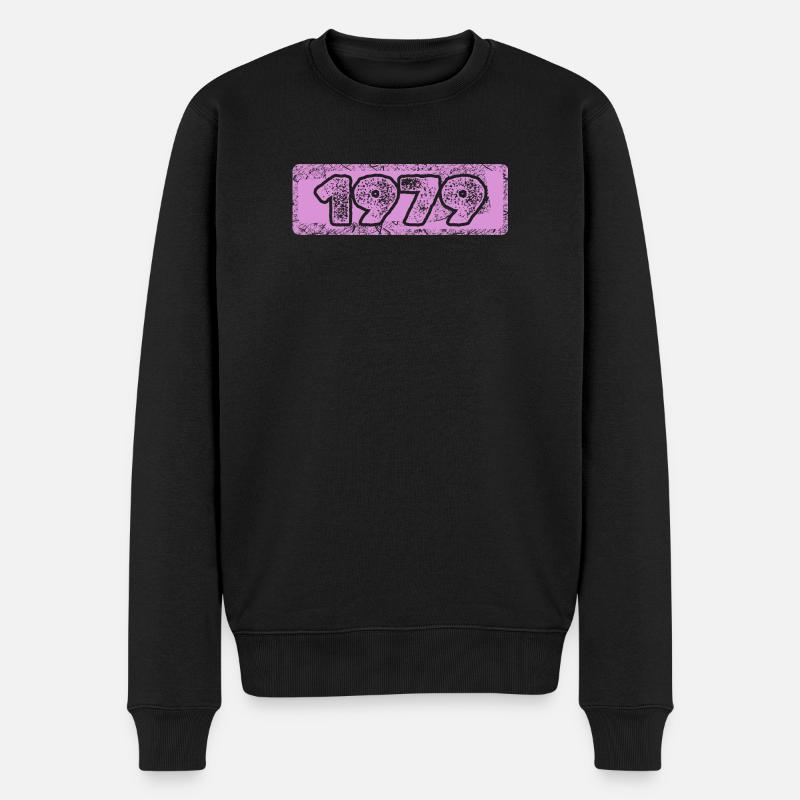 Jahrgang 1979 - Männer Premium Bio Pullover - Schwarz
