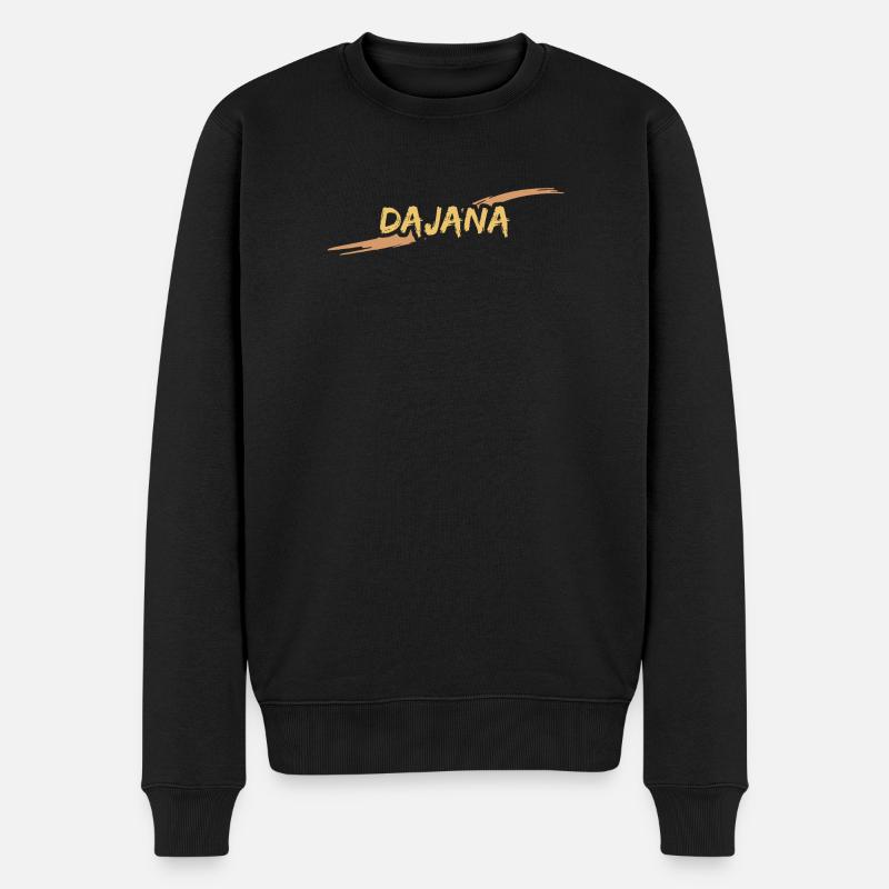 Geschenk für Dajana - Männer Premium Bio Pullover - Schwarz