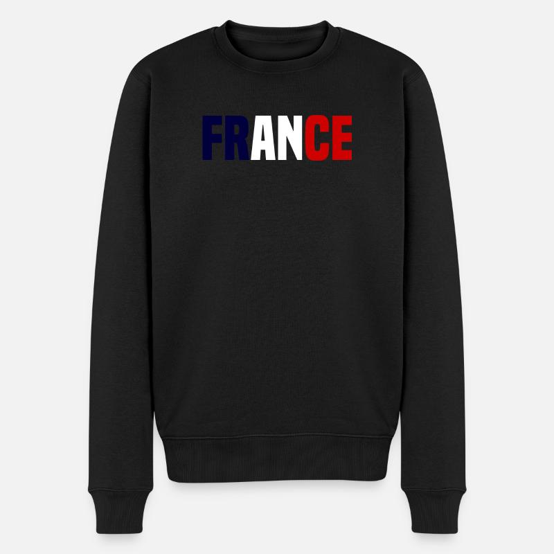 France contrasté - Pull Premium bio Homme - noir