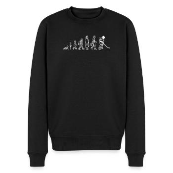 Development of hockey - Men's Premium Organic Jumper - black - Front - Nico (187cm)