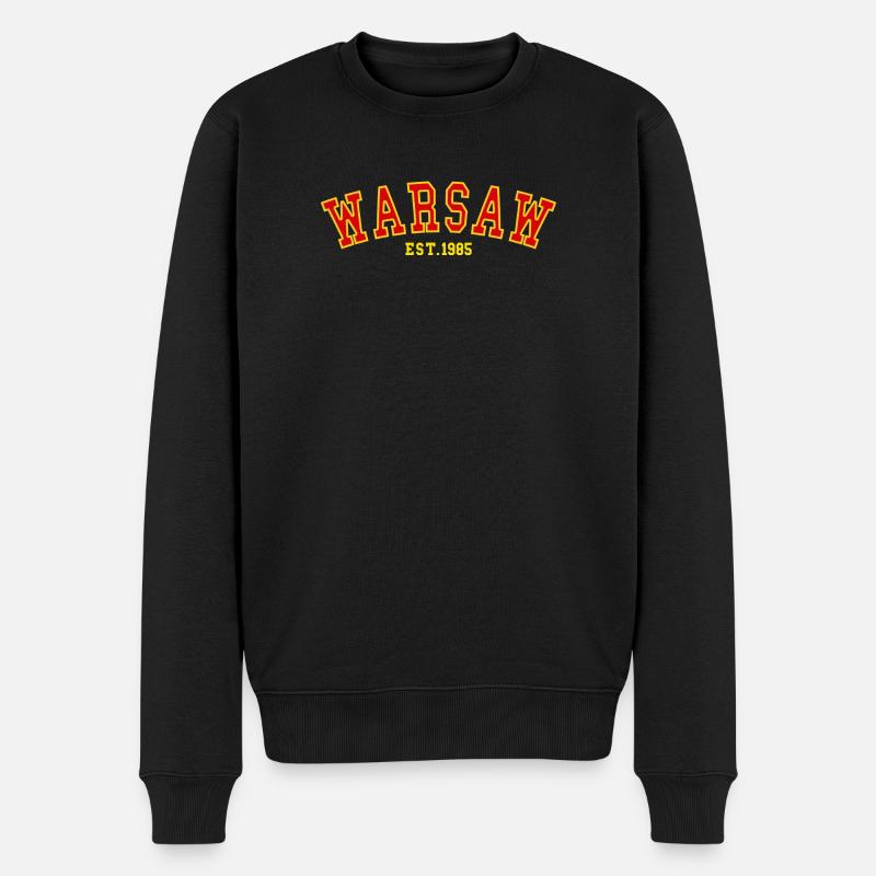 Warsaw_Est_1985 - Pull Premium bio Homme - noir