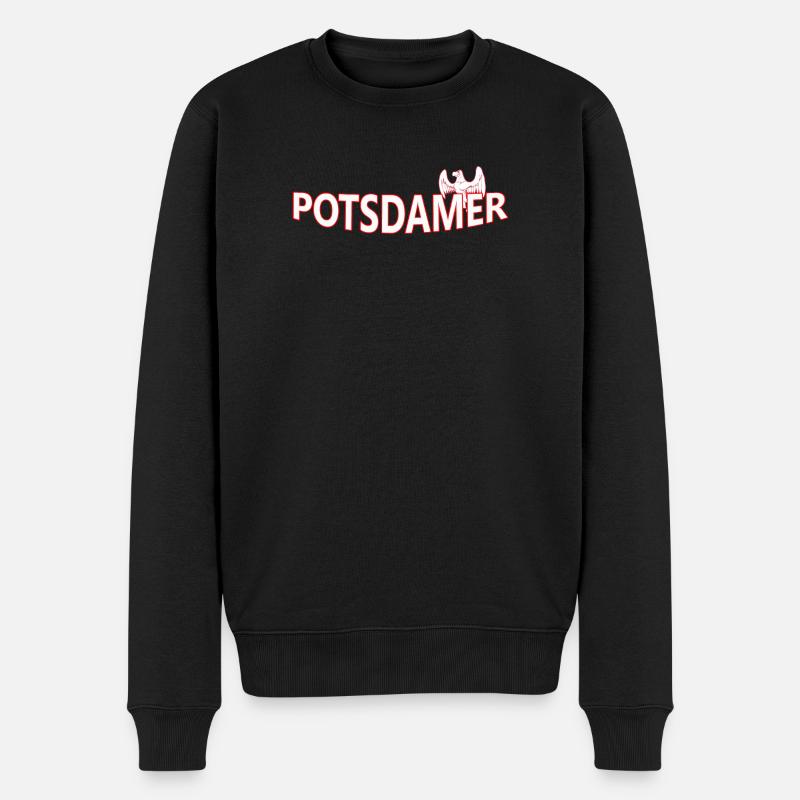 POTSDAMer - Pull Premium bio Homme - noir