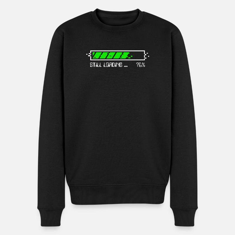 Still Loading – Patience Gamer - BLC - Pull Premium bio Homme - noir