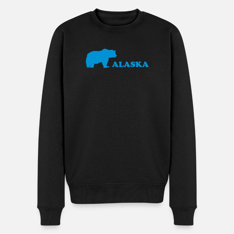 alaska - Pull Premium bio Homme - noir