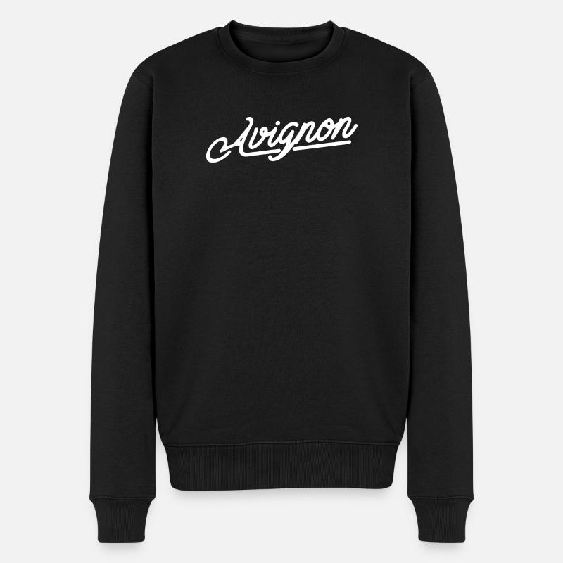 Avignon - Pull Premium bio Homme - noir