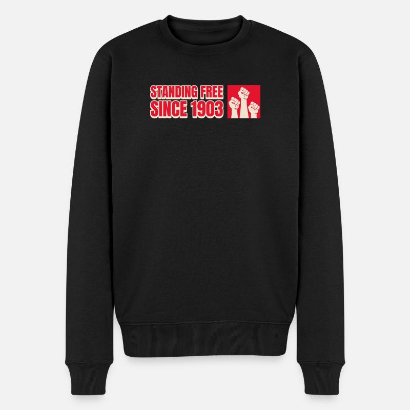 Seit 1903 frei stehend - Männer Premium Bio Pullover - Schwarz