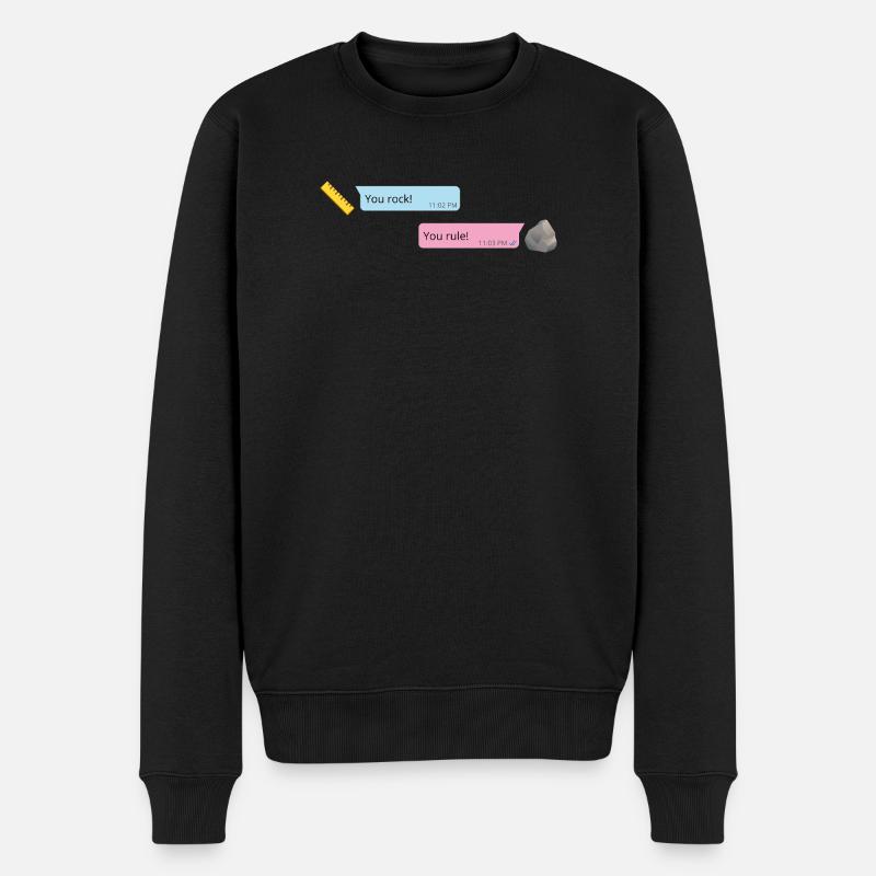 Rock & Rule - Männer Premium Bio Pullover - Schwarz