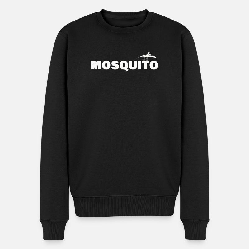 MOSQUITO - Männer Premium Bio Pullover - Schwarz