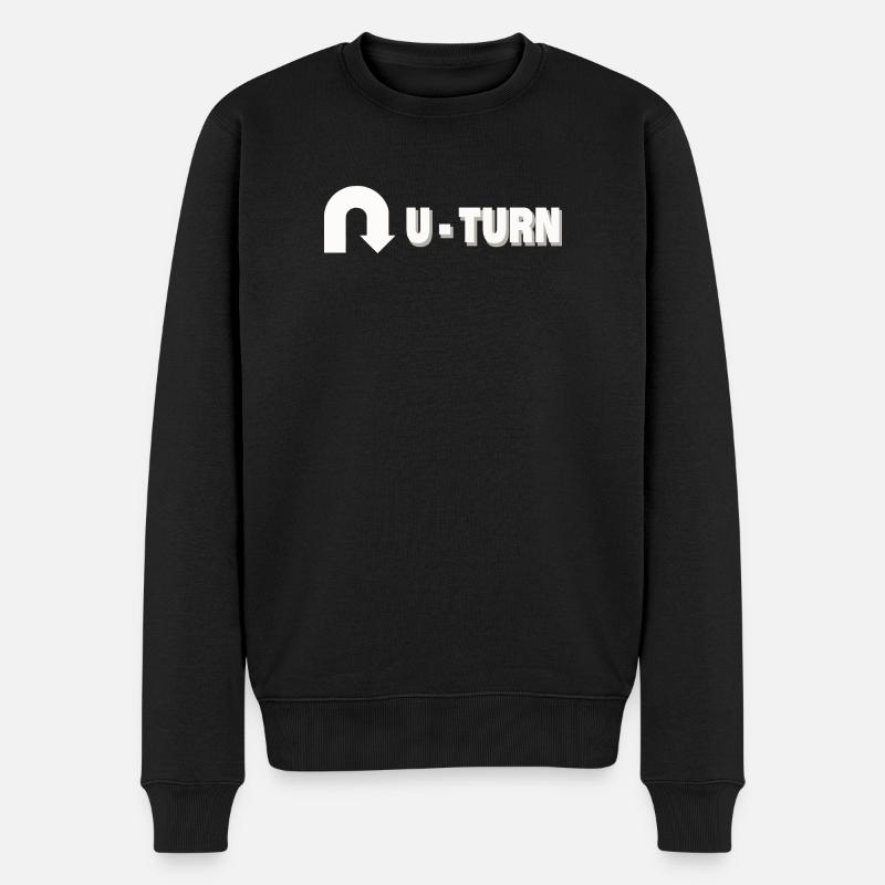 DEMI-TOUR - Pull Premium bio Homme - noir