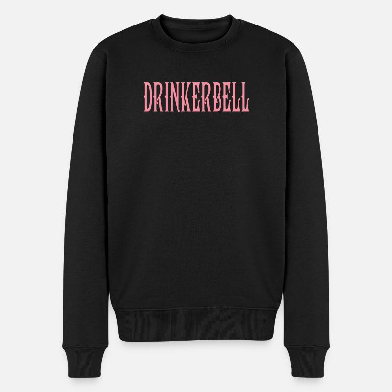 Drinkerbell - Männer Premium Bio Pullover - Schwarz