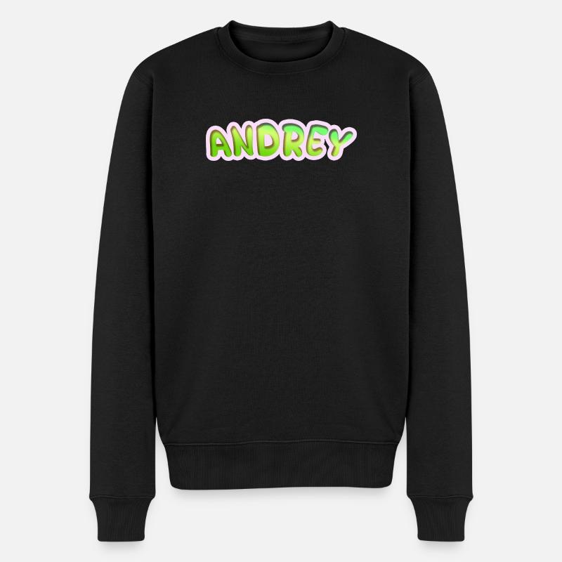 Andrey als Beruf - Männer Premium Bio Pullover - Schwarz