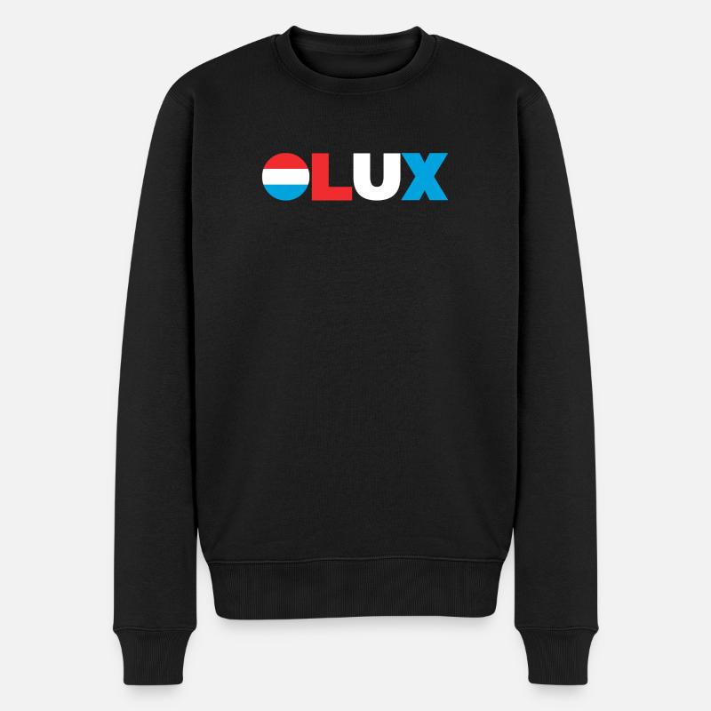 Luxemburg - Männer Premium Bio Pullover - Schwarz