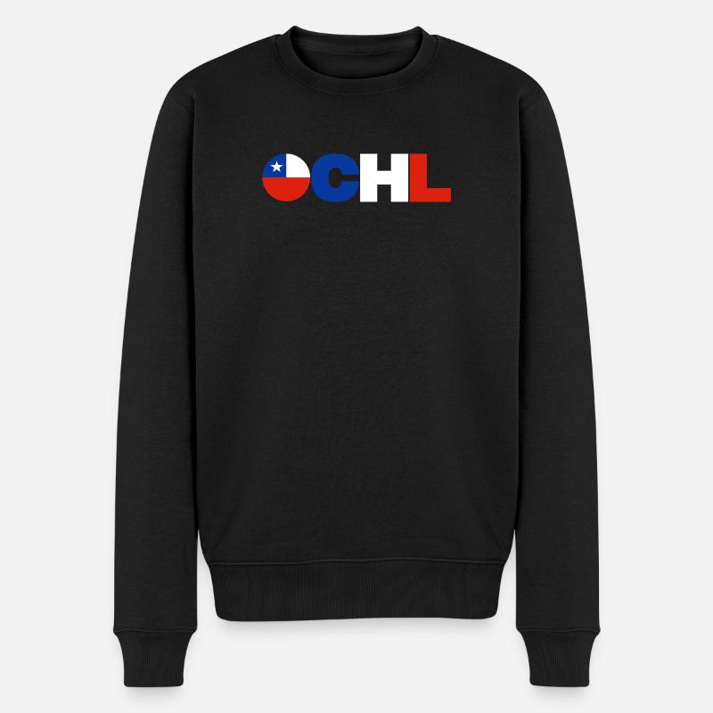 Chile - Männer Premium Bio Pullover - Schwarz