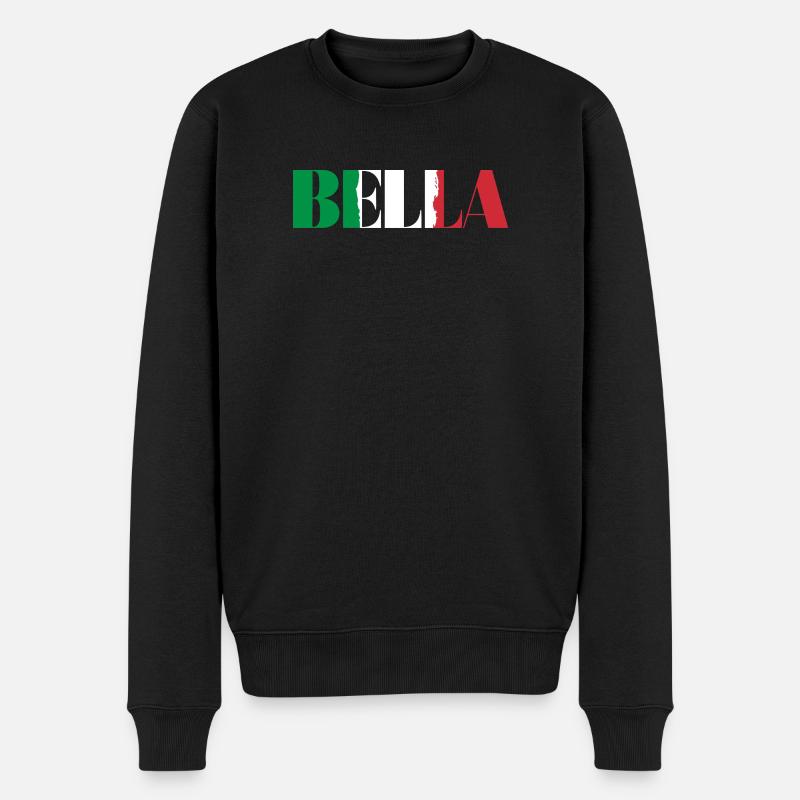 Bella Italia - Pull Premium bio Homme - noir