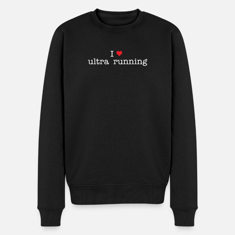 J’adore Ultra Running - Pull Premium bio Homme - noir