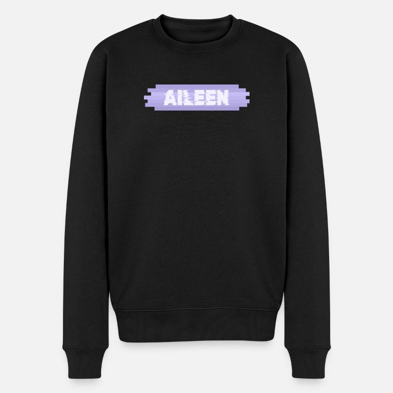 Mutter Aileen - Männer Premium Bio Pullover - Schwarz