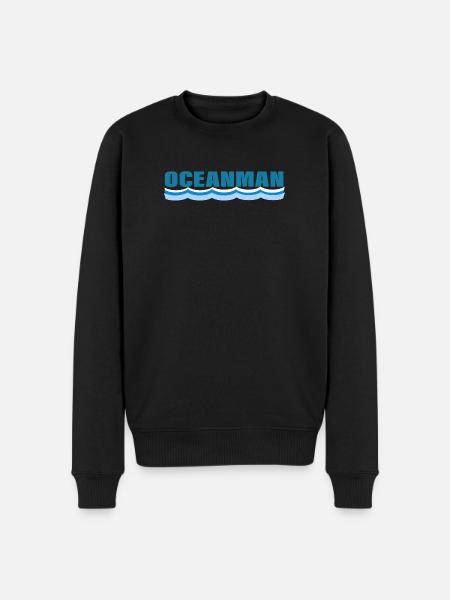 OCEANMAN - Pull Premium bio Homme - noir