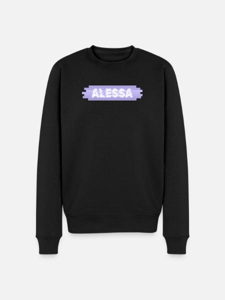 Alessa as an Infant - Men's Premium Organic Jumper - black