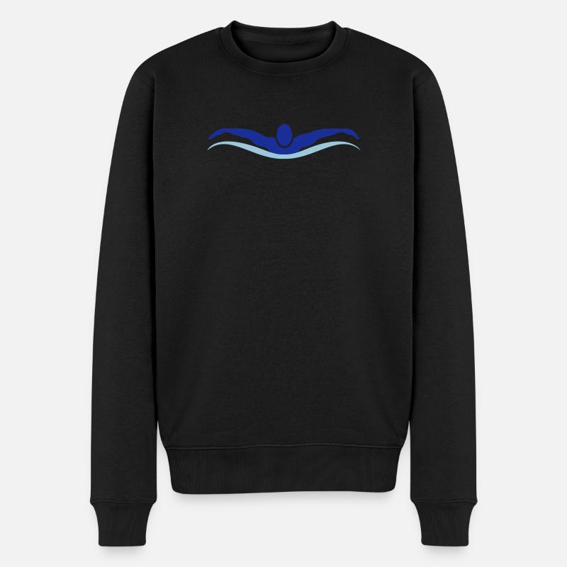 nage - Pull Premium bio Homme - noir