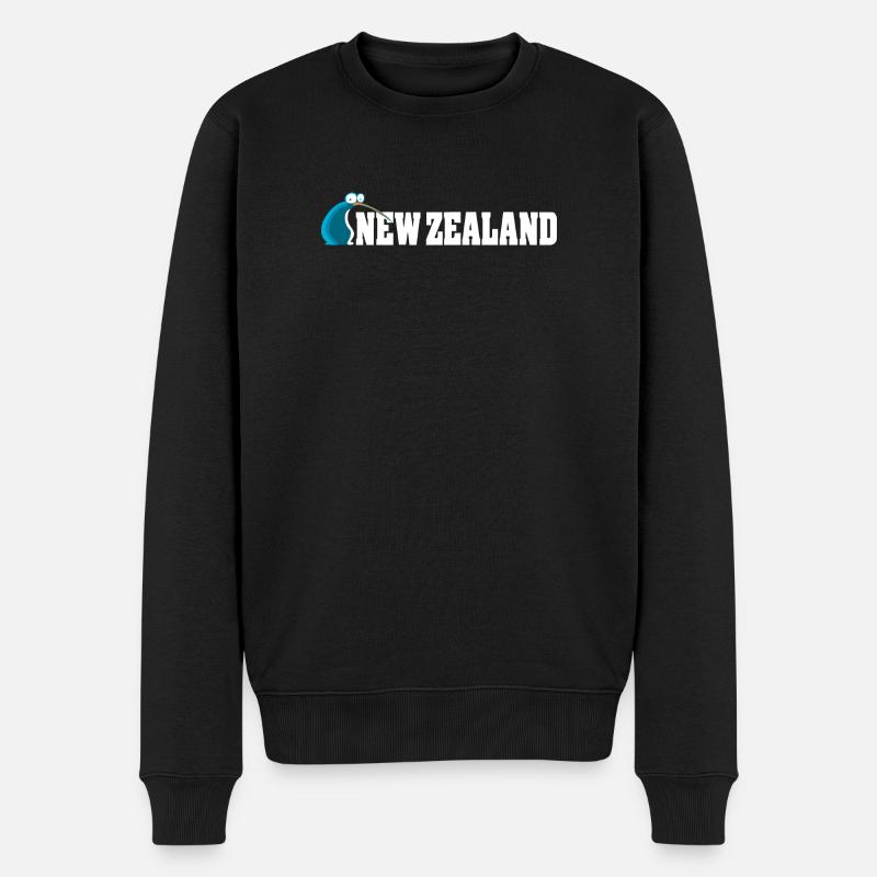 Kiwi Bird Cartoon Nouvelle-Zélande - Pull Premium bio Homme - noir