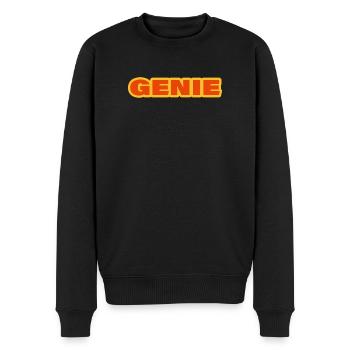 GÉNIE - Pull Premium bio Homme - noir - Devant - Nico (187cm)