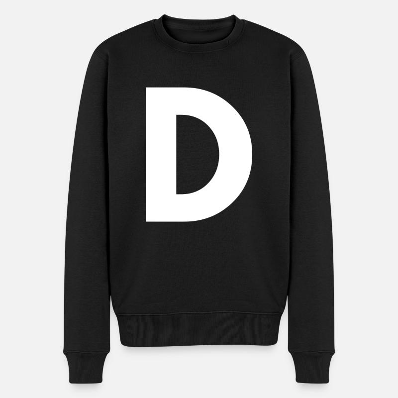 D - Pull Premium bio Homme - noir