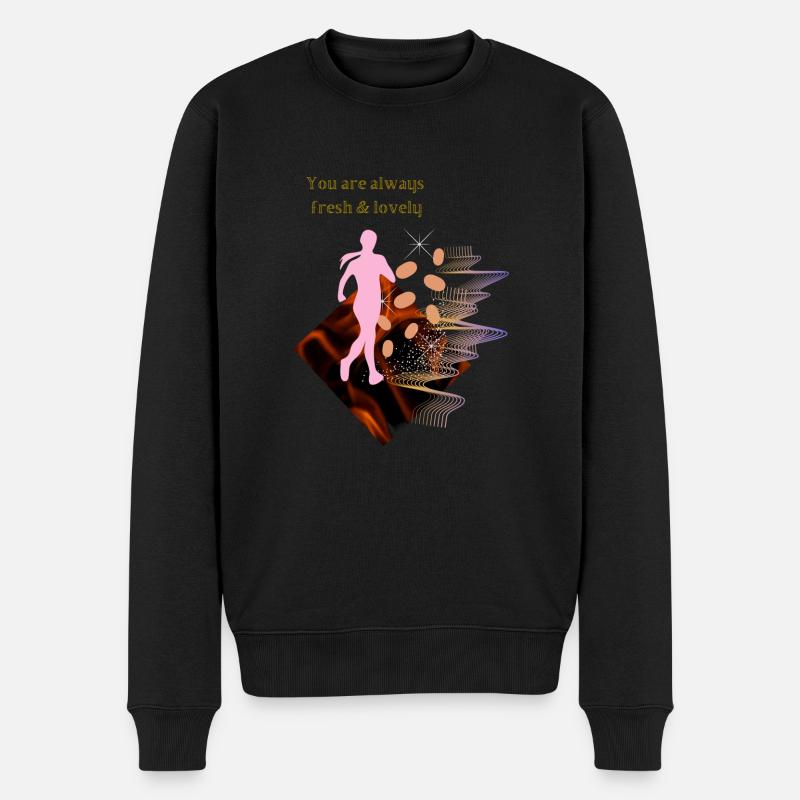 frais et charmant comme moi - Pull Premium bio Homme - noir