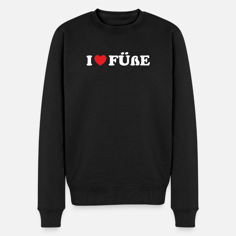 J’adore les pieds - Pull Premium bio Homme - noir