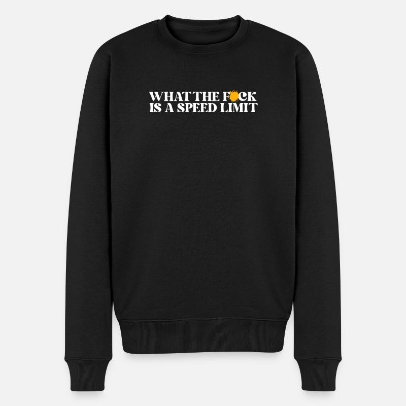Auto - Männer Premium Bio Pullover - Schwarz