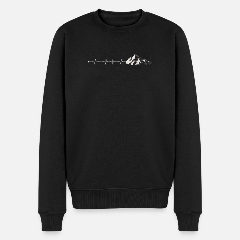 T-shirt Mountain Pulse Adventure - Pull Premium bio Homme - noir