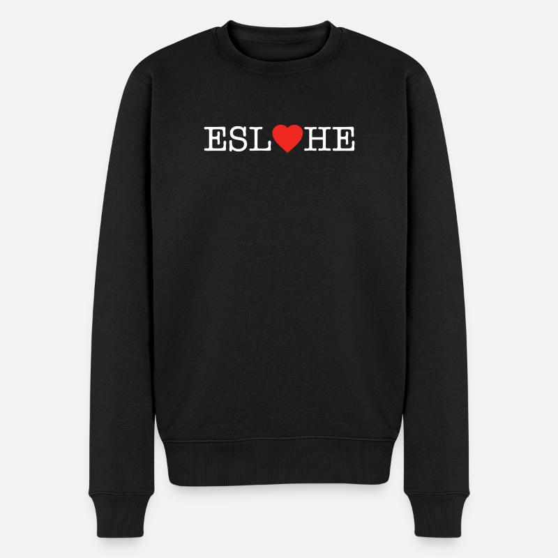 Eslohe - Männer Premium Bio Pullover - Schwarz