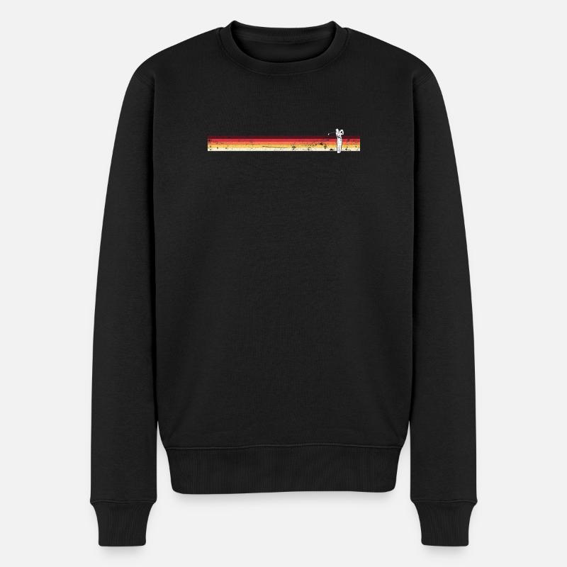 Golf Sunset Silhouette Tee - Pull Premium bio Homme - noir