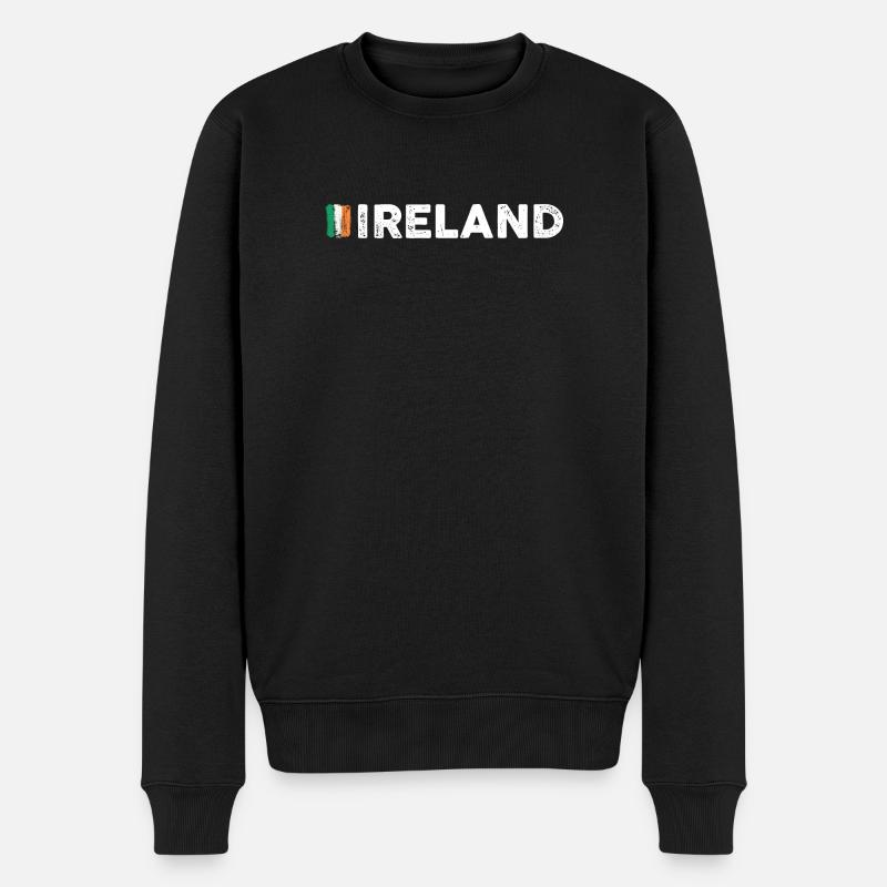 Drapeau de l’Irlande - Pull Premium bio Homme - noir