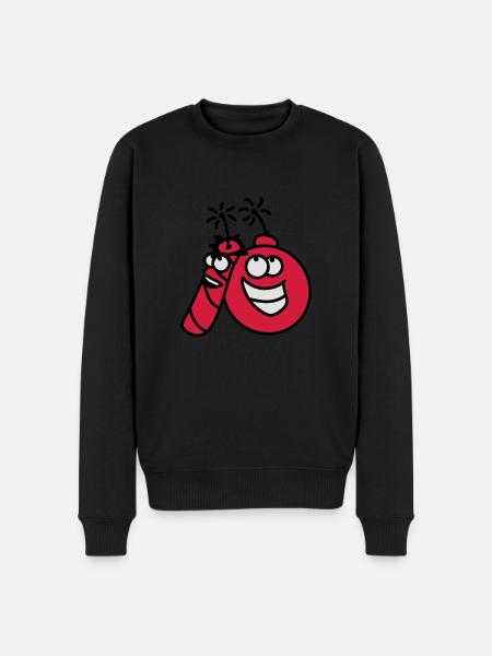 explosive - Pull Premium bio Homme - noir