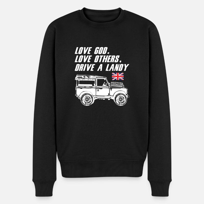 Conduisez un Landy - Pull Premium bio Homme - noir