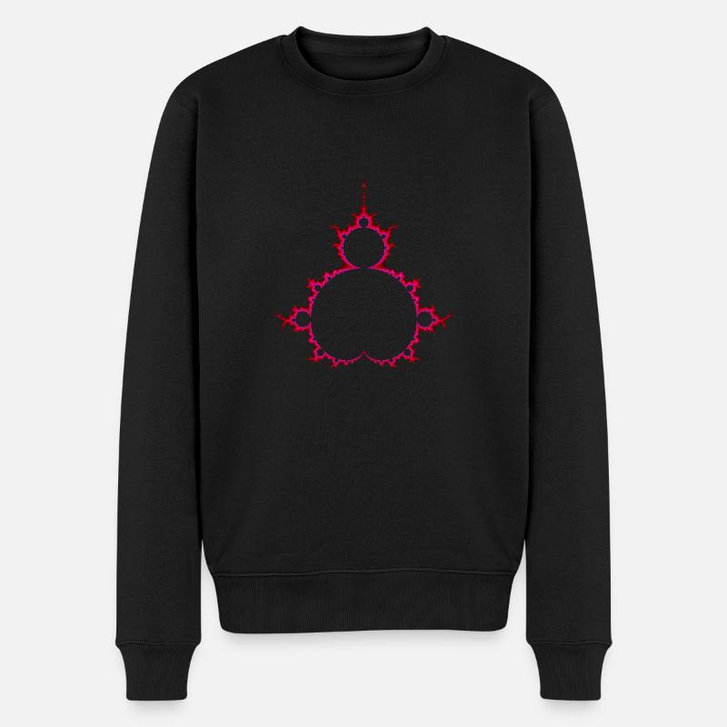 Fractale de Mandelbrot - Pull Premium bio Homme - noir