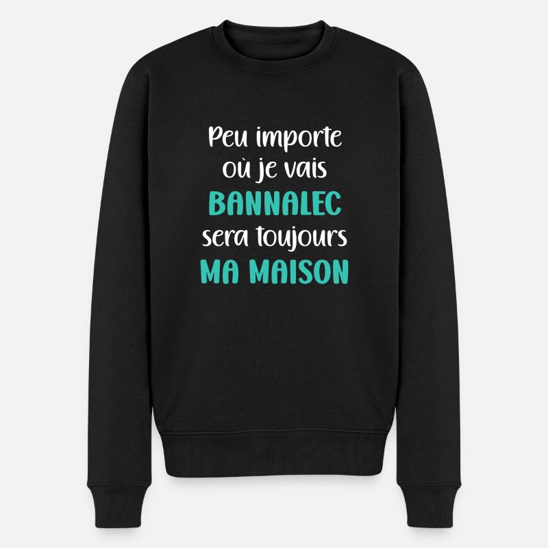 Bannalec ma maison - Pull Premium bio Homme - noir