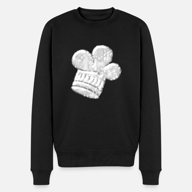 Chapeau de chef batik - Pull Premium bio Homme - noir