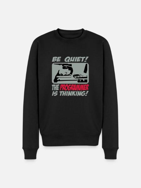 theprogrammer_3c - Pull Premium bio Homme - noir