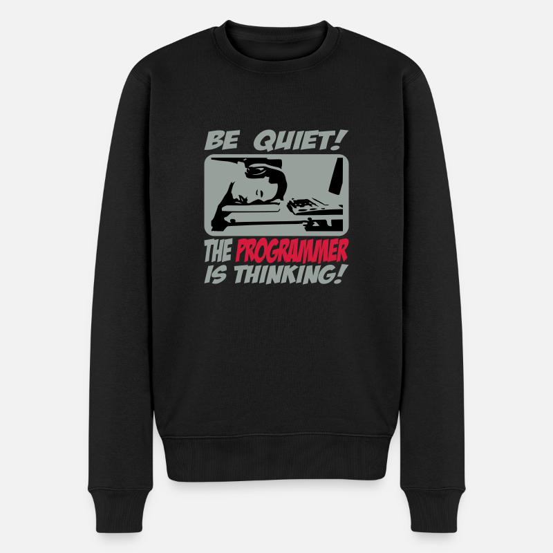 theprogrammer_3c - Pull Premium bio Homme - noir