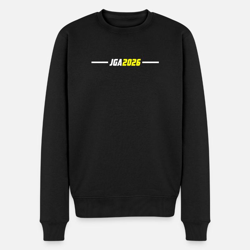 Jga 2026 Junggesellenabschied - Männer Premium Bio Pullover - Schwarz