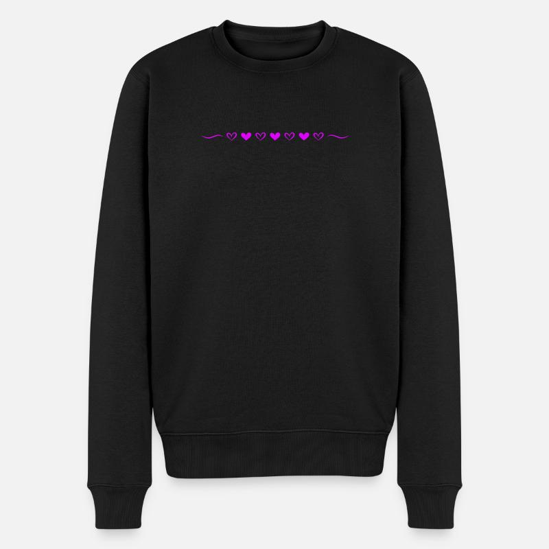 Icône de la ligne Hearts - Pull Premium bio Homme - noir
