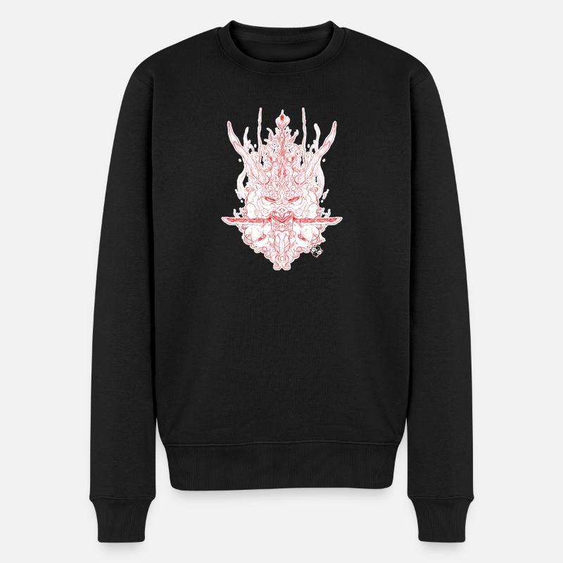 Oni_S1 - Männer Premium Bio Pullover - Schwarz