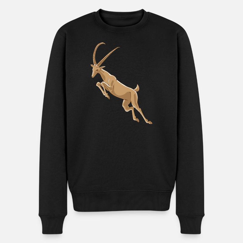 bouquetin - Pull Premium bio Homme - noir