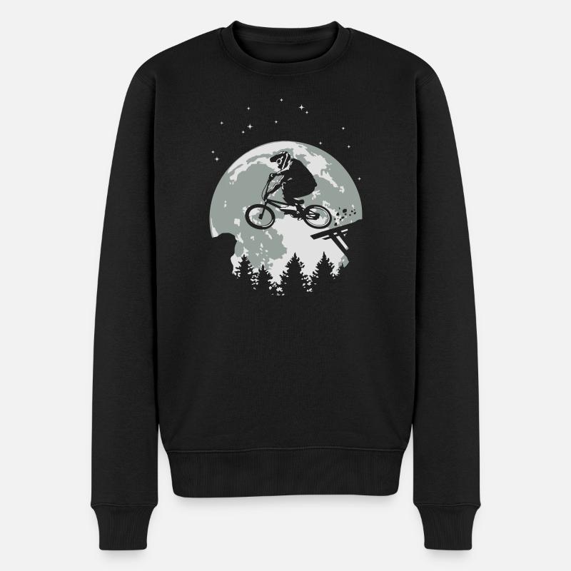Full moon and BMX flex - Pull Premium bio Homme - noir