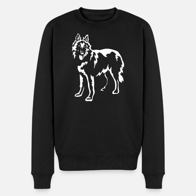 Tervueren « Black Edition » - Pull Premium bio Homme - noir