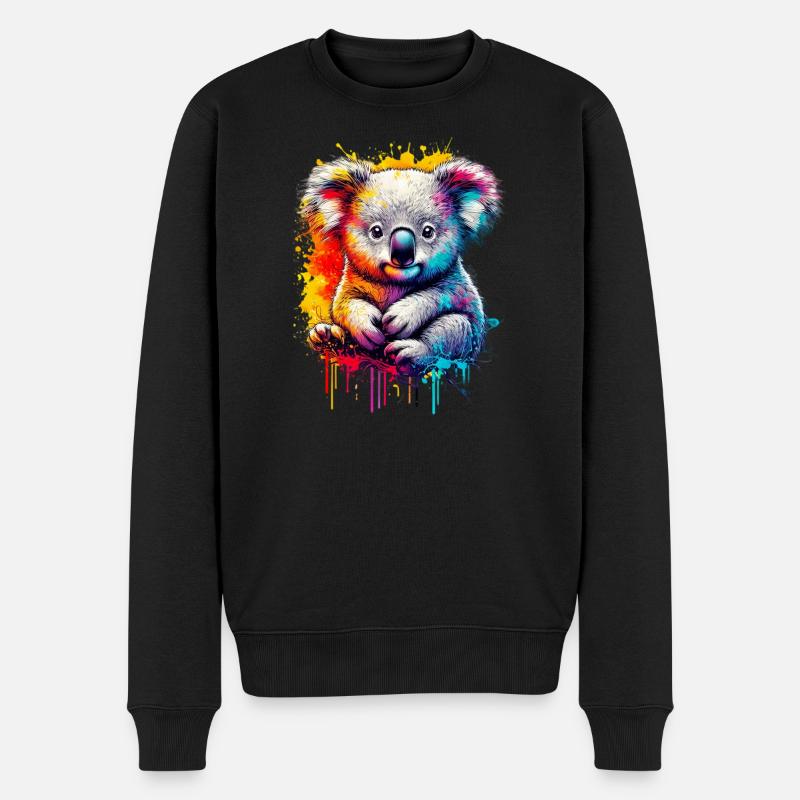 Koala - Pull Premium bio Homme - noir