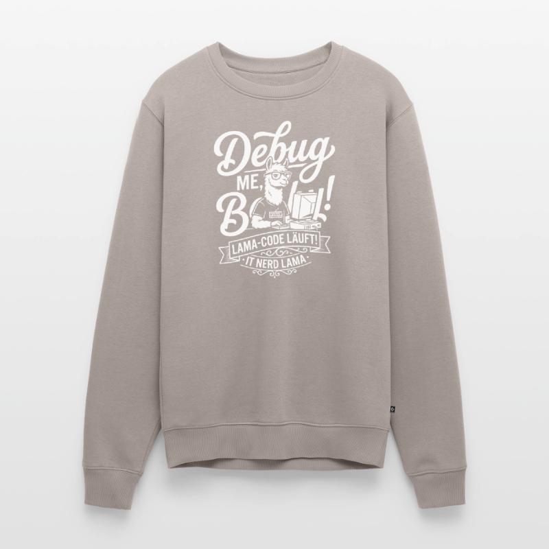 Lama Code Debug Design Männer Premium Bio Pullover