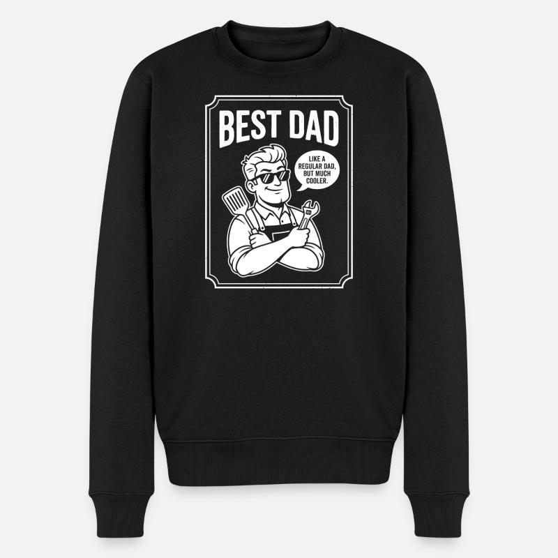 Meilleur Maître du Grill Papa - Pull Premium bio Homme - noir