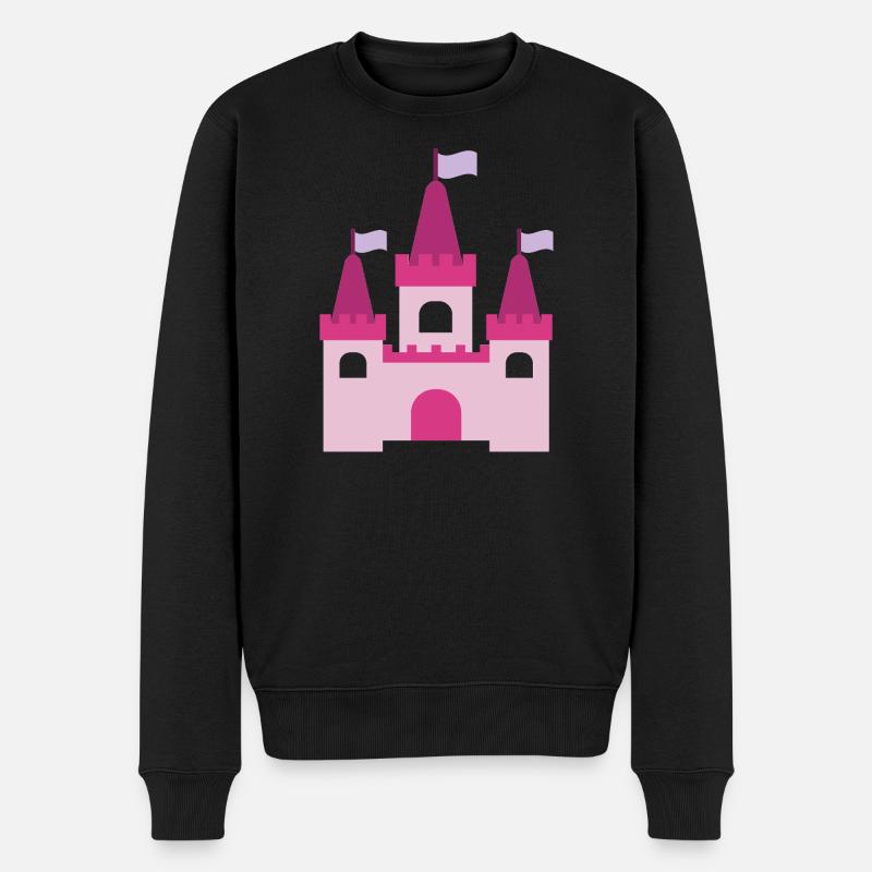 Prinzessinnenburg - Männer Premium Bio Pullover - Schwarz